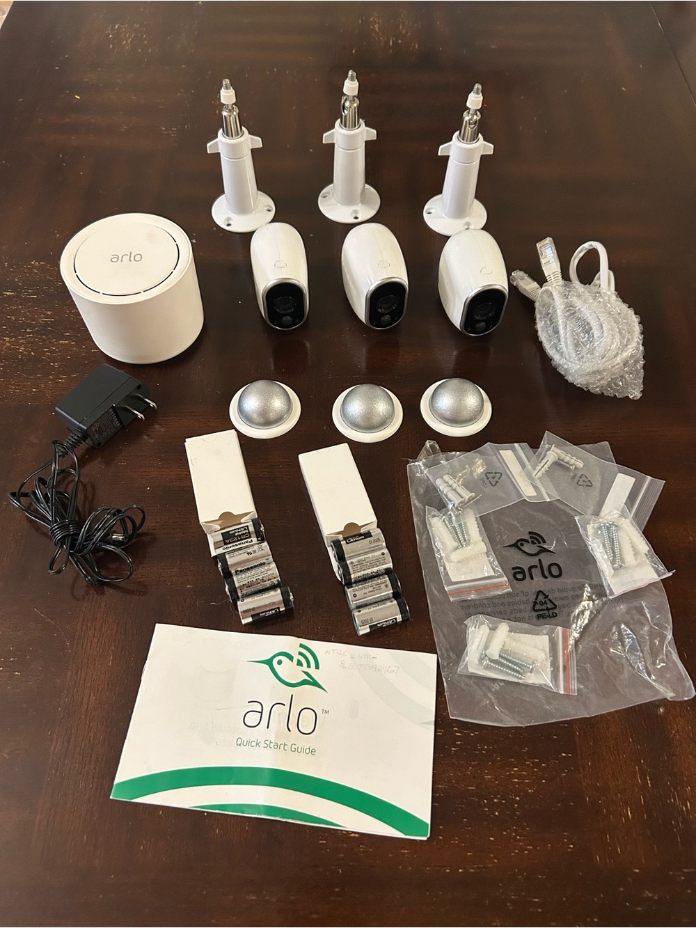 Lot Arlo Pro Security Surveillance Cameras AS IS